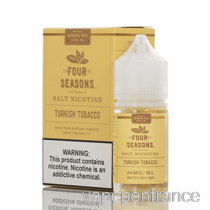 Sel De Tabac Turc - Quatre Saisons - Stylo Vape 30ml 50mg